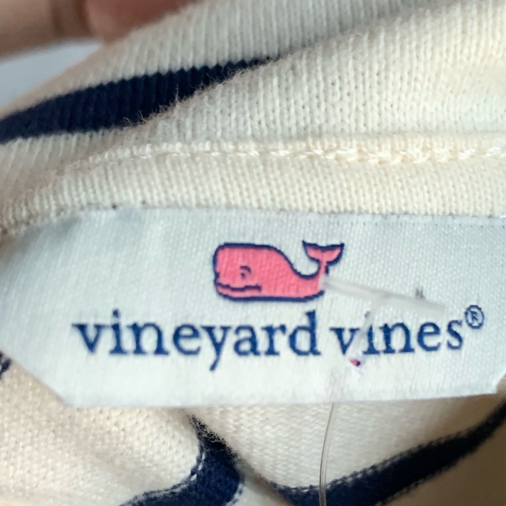 NWT Vineyard Vines Striped Funnel Neck Dress - Picture 7 of 11